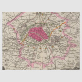 Ontwerp van de Stadskaartreeks 12 Tissuepapier