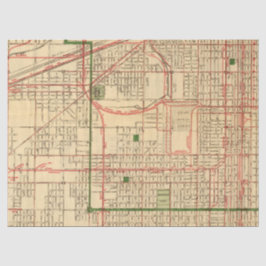 Ontwerp van de Stadskaartreeks 1 Tissuepapier