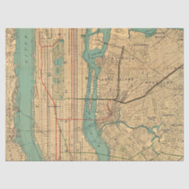 Ontwerp van de Stadskaartreeks 5 Tissuepapier
