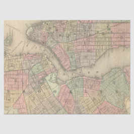 Ontwerp van de Stadskaartreeks 6 Tissuepapier