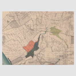 Ontwerp van de Stadskaartreeks 7 Tissuepapier