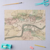 Ontwerp van de Stadskaartreeks 8 Tissuepapier (Craft)