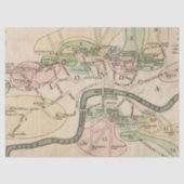 Ontwerp van de Stadskaartreeks 8 Tissuepapier (Voorkant)