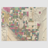 Ontwerp van de Stadskaartreeks 9 Tissuepapier (Voorkant)