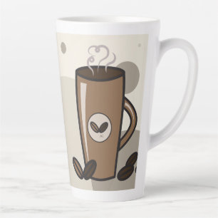 ontwerp van de stomende latte-Mok Latte Mok