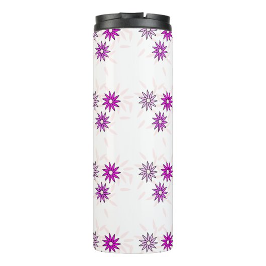 Ontwerp van de stootbloem thermosbeker (Achterkant)