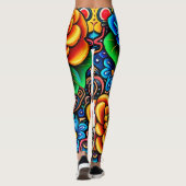 Ontwerp van de suikerschedel leggings (Achterkant)