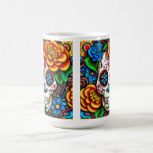 Ontwerp van de suikerschedel magische mok (Midden)