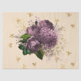 Ontwerp van de Tea Garden Bee-reeks 34 Tissuepapier