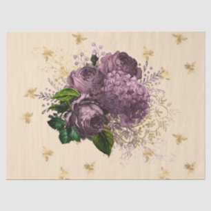 Ontwerp van de Tea Garden Bee-reeks 34 Tissuepapier