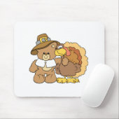 ontwerp van de tedy - Thanksgiving van turkije Muismat (Met muis)