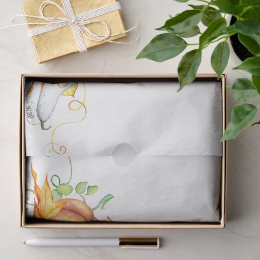 Ontwerp van de Thanksgiving-pompoenreeks 10 Tissuepapier (Geschenk)