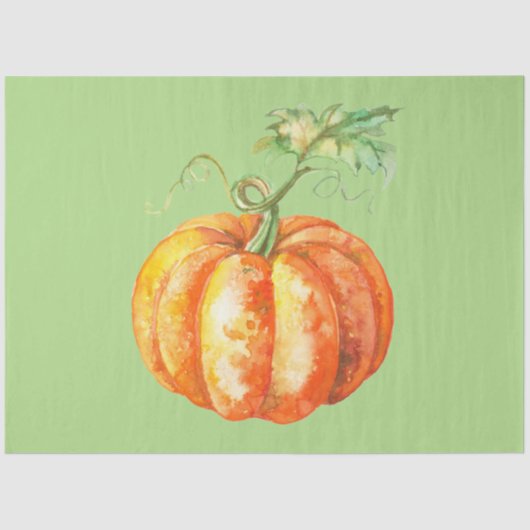 Ontwerp van de Thanksgiving Pumpkin-reeks 45 Tissuepapier (Voorkant)