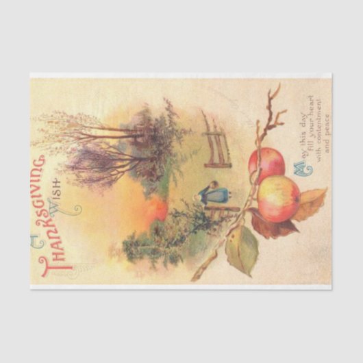  ontwerp van de Thanksgiving van de Mix Reeks 5 Tissuepapier (Voorkant)