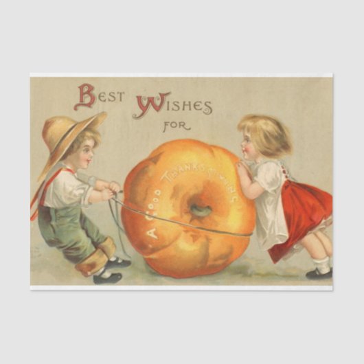  ontwerp van de Thanksgiving van de Mix Reeks 9 Tissuepapier (Voorkant)