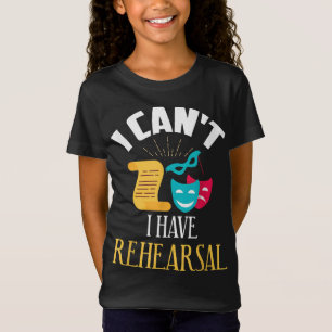 ontwerp van de theaterrepetitie t-shirt
