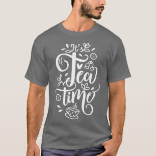 Ontwerp van de theetijd t-shirt