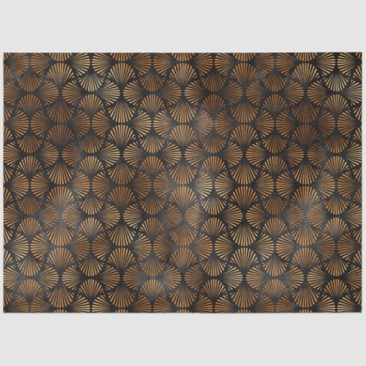 Ontwerp van de Tijgerreeks van koper 13 Tissuepapier (Voorkant)