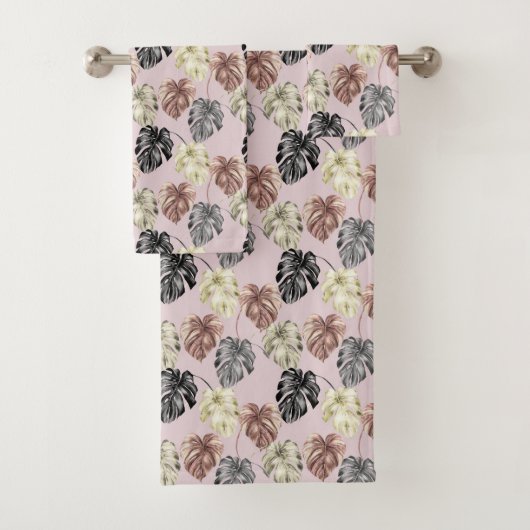 Ontwerp van de Tropische Dierafdrukken &Greenery-r Bad Handdoek (Insitu)