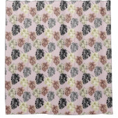 Ontwerp van de Tropische Dierafdrukken &Greenery-r Douchegordijn (Voorkant)