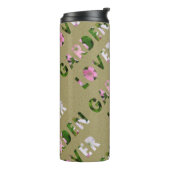 Ontwerp van de tuinloper thermosbeker (Gedraaid links)