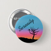Ontwerp van de Twilight Sky-service Ronde Button 5,7 Cm (Voorkant /achterkant)