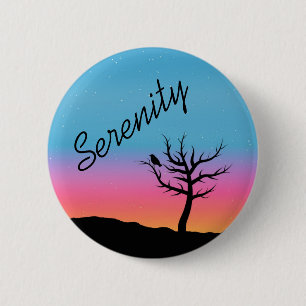 Ontwerp van de Twilight Sky-service Ronde Button 5,7 Cm