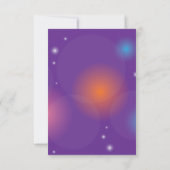 Ontwerp van de uitnodiging voor dames tijdens nach (Achterkant)