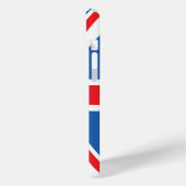 Ontwerp van de uniale vlag/vlag en rode telefoondo Case-Mate iPhone case (Achterkant / Links)