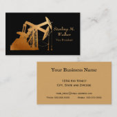 Ontwerp van de verpompeenheid van perskokers visitekaartje (Voorkant / Achterkant)