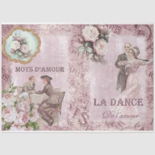  ontwerp van de Victoriaans Parisian-reeks 1 Tissuepapier