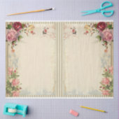 Ontwerp van de Victoriaans Shabby Chic-reeks 18 Tissuepapier (Craft)