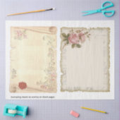 Ontwerp van de Victoriaans Shabby Chic-reeks 8 Tissuepapier (Craft)