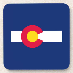 Ontwerp van de vlag van Colorado Drankjes Onderzetter