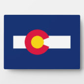 Ontwerp van de vlag van Colorado Fotoplaat (voorkant)