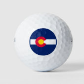 Ontwerp van de vlag van Colorado Golfballen (Voorkant)