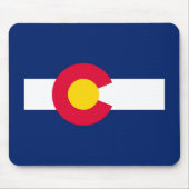 Ontwerp van de vlag van Colorado Muismat (Voorkant)