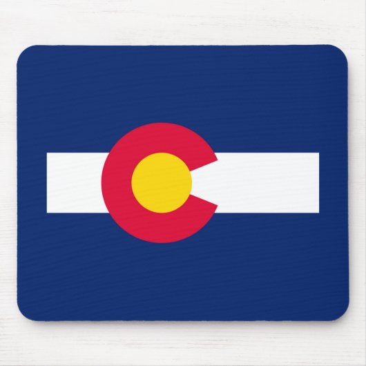 Ontwerp van de vlag van Colorado Muismat (Voorkant)