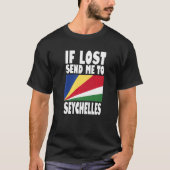 Ontwerp van de vlag van de Seychellen Als het verl T-shirt (Voorkant)