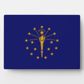 Ontwerp van de vlag van Indiana Fotoplaat (voorkant)
