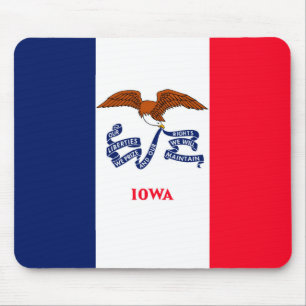 Ontwerp van de vlag van Iowa Muismat