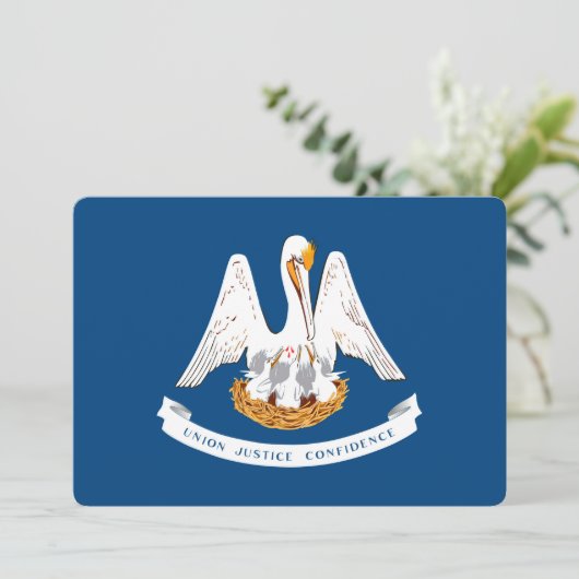 Ontwerp van de vlag van Louisiana (Staand voorkant)