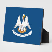 Ontwerp van de vlag van Louisiana Fotoplaat (Zijkant)