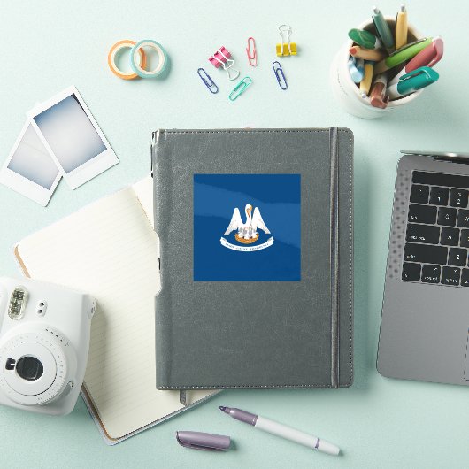 Ontwerp van de vlag van Louisiana Sticker (iPad Cover)