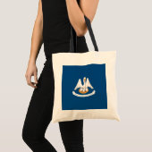 Ontwerp van de vlag van Louisiana Tote Bag (Voorkant (product))