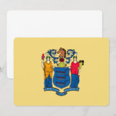 Ontwerp van de vlag van New Jersey (Voorkant / Achterkant)