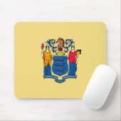 Ontwerp van de vlag van New Jersey Muismat (Met muis)