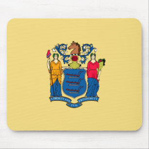 Ontwerp van de vlag van New Jersey Muismat
