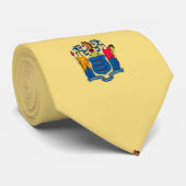 Ontwerp van de vlag van New Jersey Stropdas (Opgerold)