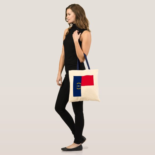Ontwerp van de vlag van North Carolina Tote Bag (Voorkant (model))